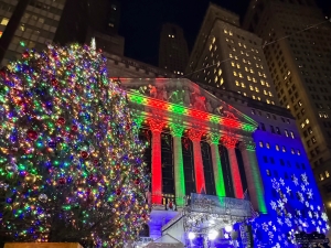 The NYSE at Christmas